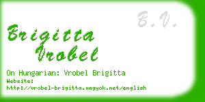 brigitta vrobel business card